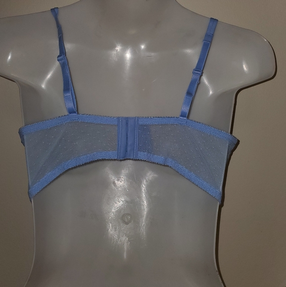 Maidenform Power Blue Lace Bra 36B - Picture 3 of 3